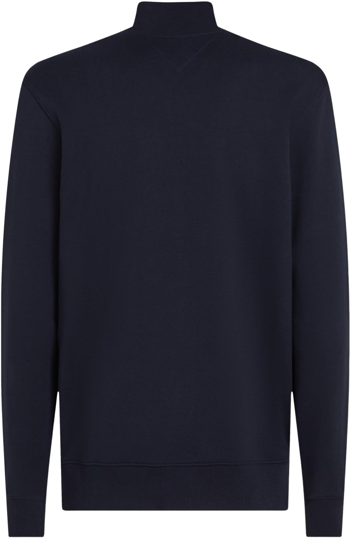 Tommy Hilfiger Sudadera con cremallera Hombre Essential Terry con cuello alto, Azul (Desert Sky), L