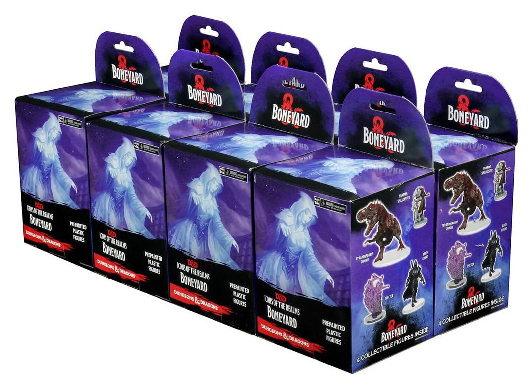 Wizkids D&D Icons of The Realms: Boneyard 8ct ladrillo (Set 18) | DND Miniaturas Halloween