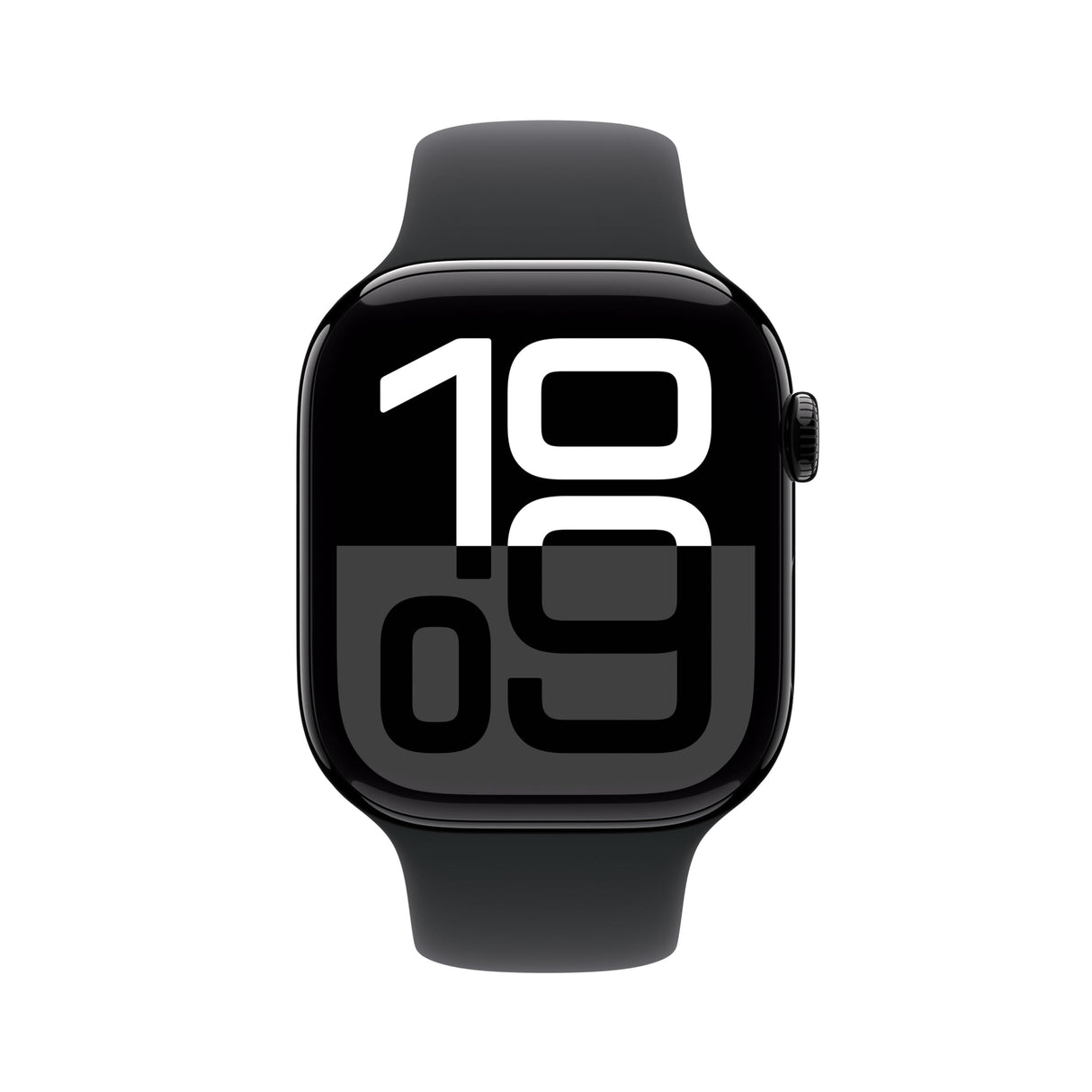 Apple Watch Series 10 GPS + Cellular Smartwatch con Caja de Aluminio Negro Brillante de 46 mm y Correa Deportiva Negro - Talla M/L. Monitor de entreno, App ECG, Pantalla Retina Siempre Activa