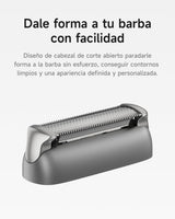 Laifen T1 Pro Afeitadora Eléctrica Motor Lineal Patentado 12 000 CPM, 120 min de Autonomía, Carga 1 min para 8 min, Uso en Seco y Mojado con Cabezal para Barba Larga, Ideal para Viajes (Gris Grafito)