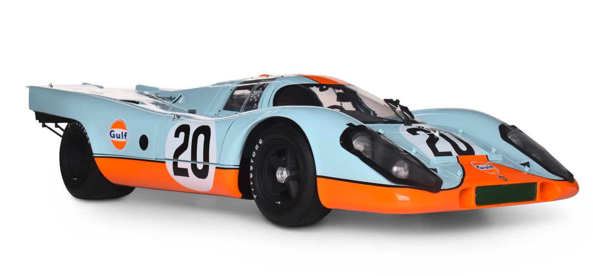 IXO Colecciones 1:8 IXO Porsche 917KH #20 Golfo - modelismo, maquetas, Kit, Kit de modelismo, función luz, Kit de construcción