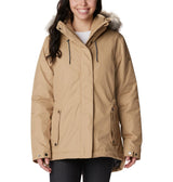 Columbia Suttle Mountain II Insulated Jacket Chaqueta, Mujer, marrón Claro, L