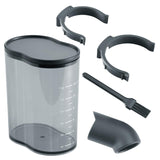 GRAEF CM702 Molinillo de Café Eléctrico 250g, 24 Niveles, Molino Cónico Extraíble Inox, Hasta 12 Tazas, Soporte Tamiz, Negro