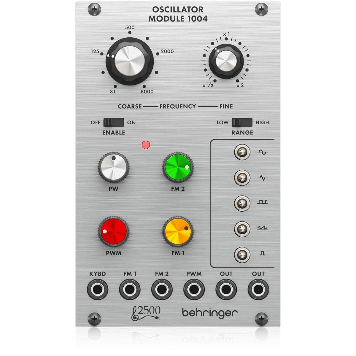 Behringer OSCILLATOR MODULE 1004 Legendario módulo VCO de doble núcleo de la serie 2500 para Eurorack