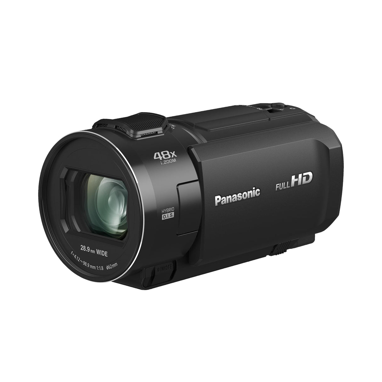 Panasonic HC-V900E - Videocámara Semi-Profesional de 24x, O.I.S de 5 Ejes, Objetivo F1.8 - F4, FHD, Color Negro