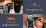 Tempo Communications MM810 - Multímetro de mano digital CAT IV 1000 V (cuentas): 9999