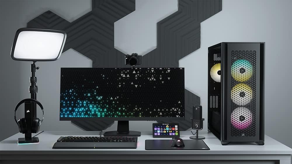 Corsair 7000D AIRFLOW Chasis para PC ATX Full-Tower, Panel Frontal con Un Caudal de Aire Elevado, Tres Ventiladores de 140 mm Incluidos con Repetidor PWM, Espacioso Interior, Negro