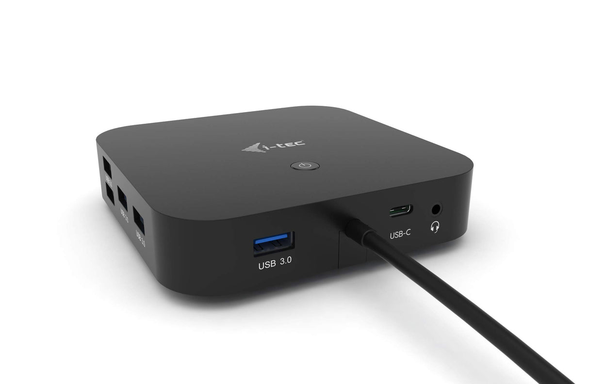 i-tec Estación de acoplamiento USB-C 2 x 4K - 2 x DisplayPort 1 x USB-C 3 x USB 3.0 2 x USB 2.0 1 x GLAN 1 x audio/micrófono