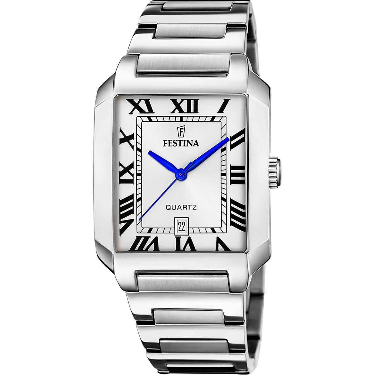 Reloj FESTINA para Hombre F20677/1 On The Square Caja de Acero Inoxidable 316l Plateado Correa de Acero Inoxidable 316l Plateado