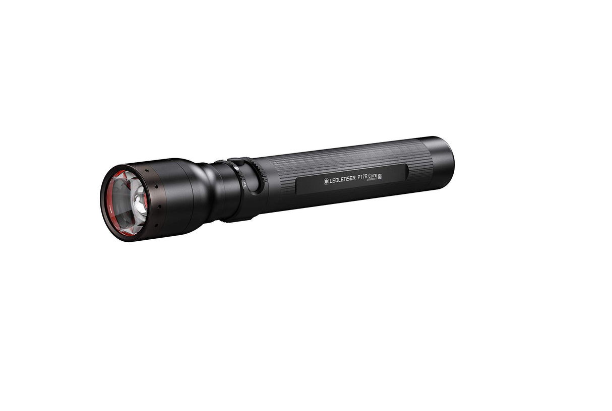 Ledlenser P17R Core | 2020 | Linterna LED Recargable, Brillante 1200lm, alcance de 560m, Linterna Robusta, SOS, Modo Estroboscópico, 200h de autonomía, Impermeable IP54, Seguridad, Senderismo, Camping