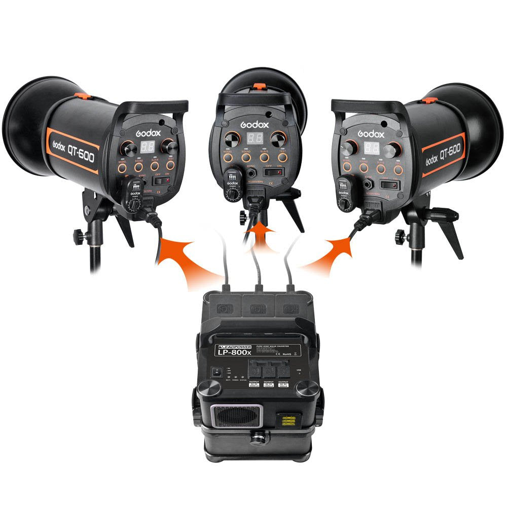 GODOX Leadpower LP-800X - Fuente de alimentación portátil para Flash