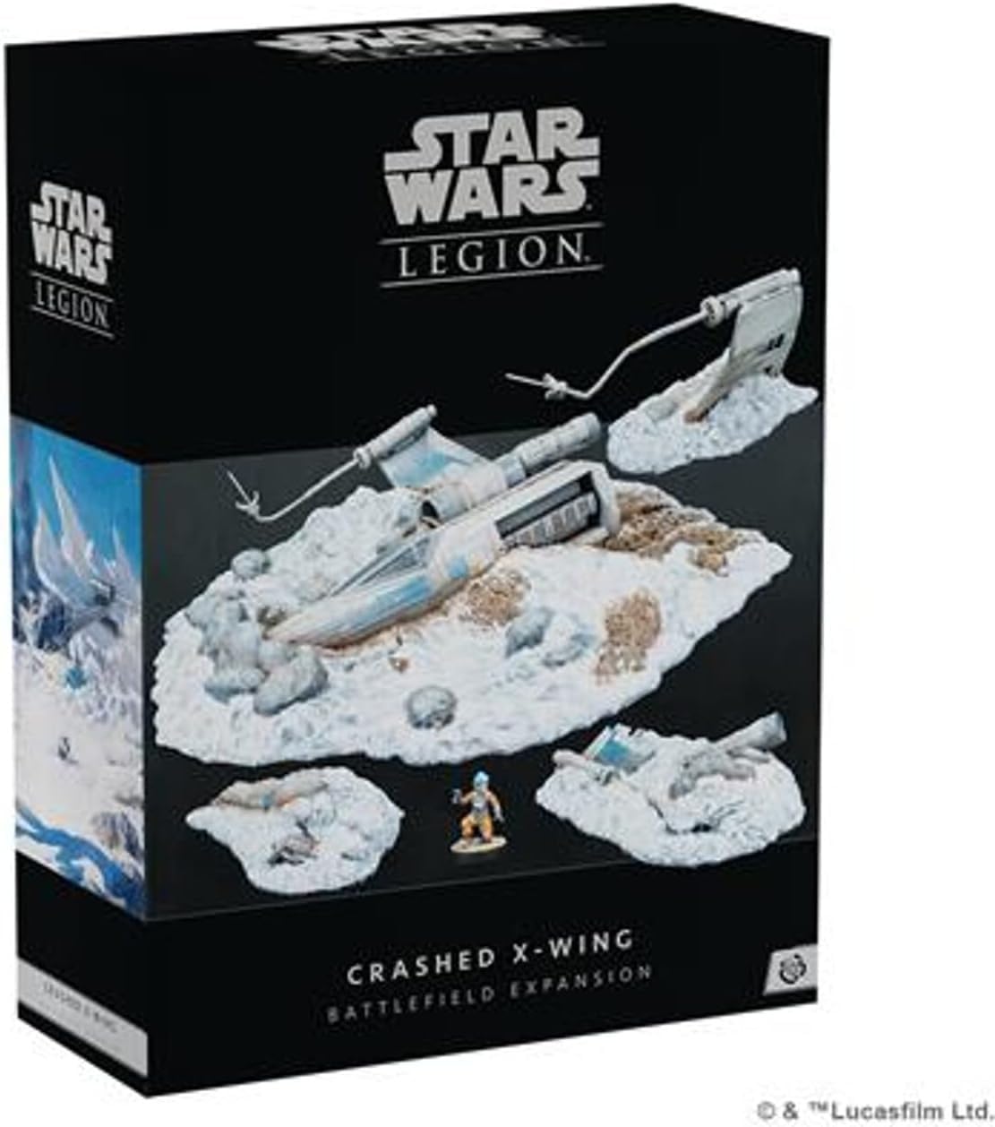 Atomic Mass Games Star Wars Legion Crashed X-Wing Terrain Expansion | Juego de Batalla para Dos Jugadores | Juego de miniaturas | Juego de Estrategia para Adultos y Adolescentes | A Partir de 14 años