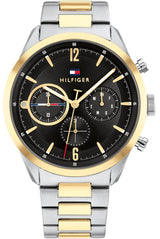 Tommy Hilfiger Reloj Analógico de Cuarzo Multifunción para Hombre con Correa de Acero Inoxidable Bicolor - 1791944