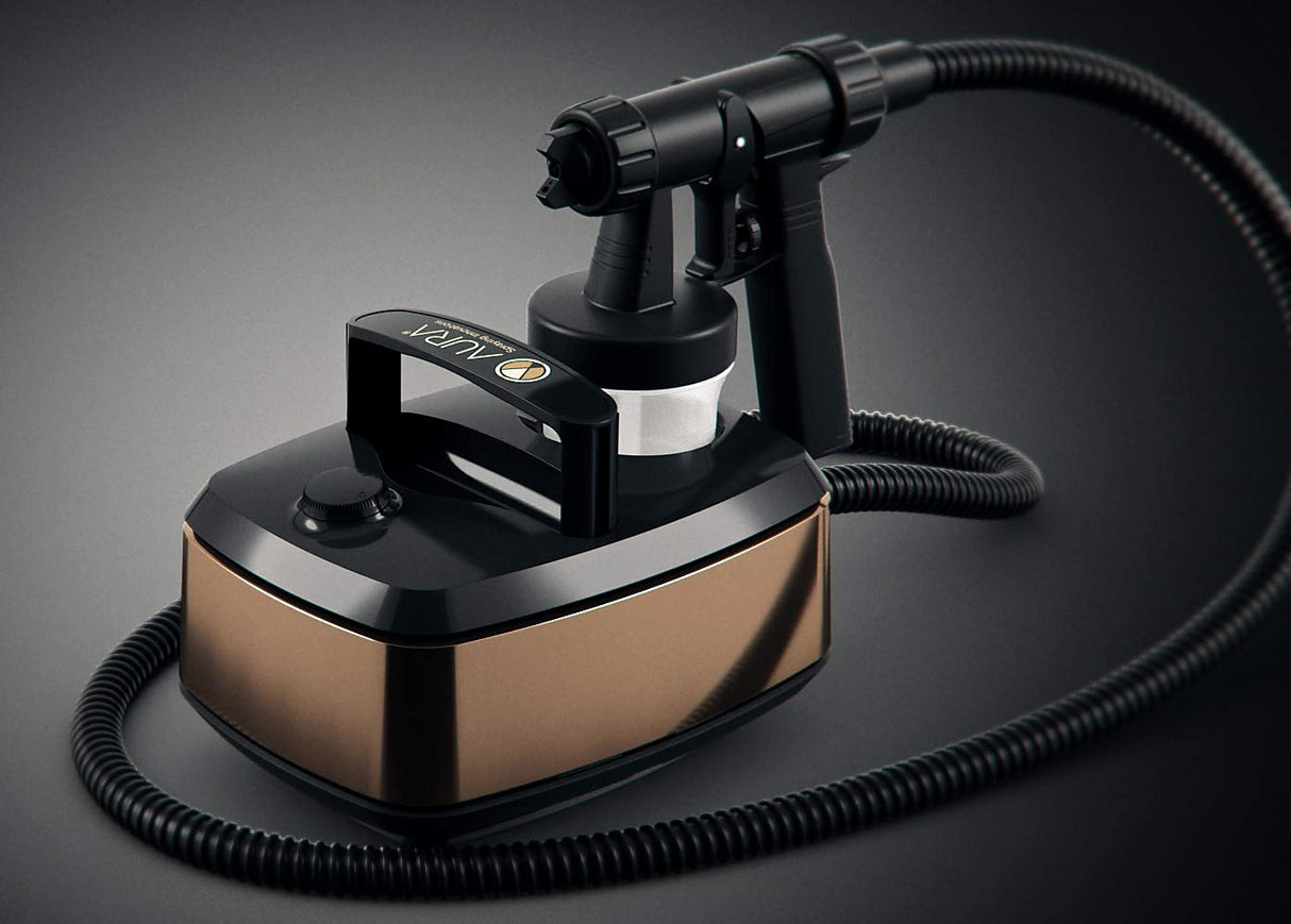 Aura Spray 2352935 Aura Allure Bronceado Pistola, depósito 200 ml, manguera 3, 5 m, 280 W bronce