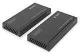 DIGITUS DS-55508 Extensor HDMI (HDBaseT) - UHD 4K/60 Hz - 120 m mediante cable LAN (HDBaseT 100 m) - Set: Emisor y Receptor - Loop-Out, IR Infrarrojos, Audio, RS232 - HDCP 2.2/1.4 & HDBaseT 1.0