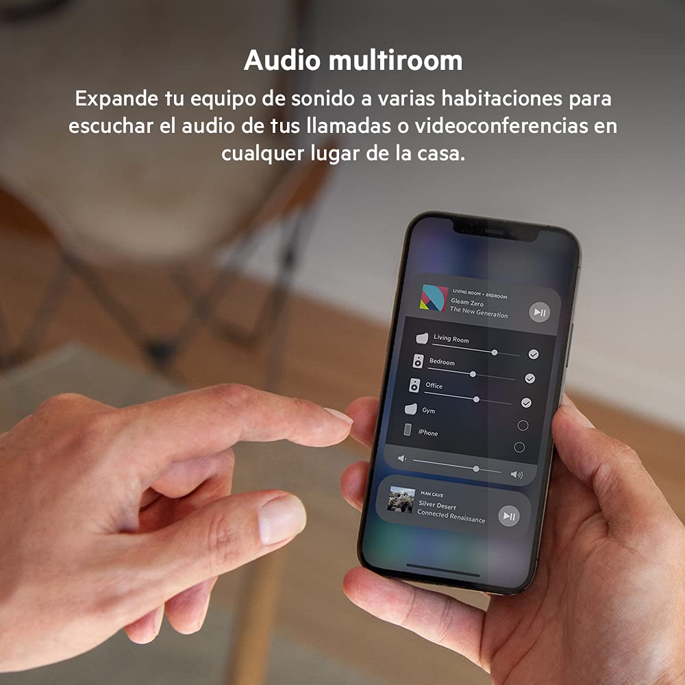 Belkin SoundForm Connect AirPlay 2 (adaptador y receptor de audio para reproducción inalámbrica con entrada óptica/3,5 mm para iPhone, iPad, y otros con AirPlay)