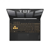 ASUS TUF Gaming A17 FA707NU AMD Ryzen? 5 7535HS Portátil 43-9 cm (17.3") Full HD 16 GB DDR5-SDRAM 512 GB SSD NVIDIA GeForce RTX 4050 Wi-Fi 6 (802.11ax) Gris