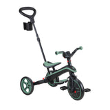 Tricycle Globber Explorer 4 en 1 Evolutif et Pliable Vert Olive