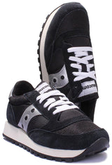 Saucony Jazz Original Vintage, Scarpe da ginnastica Uomo, Black Silver White, 40 EU