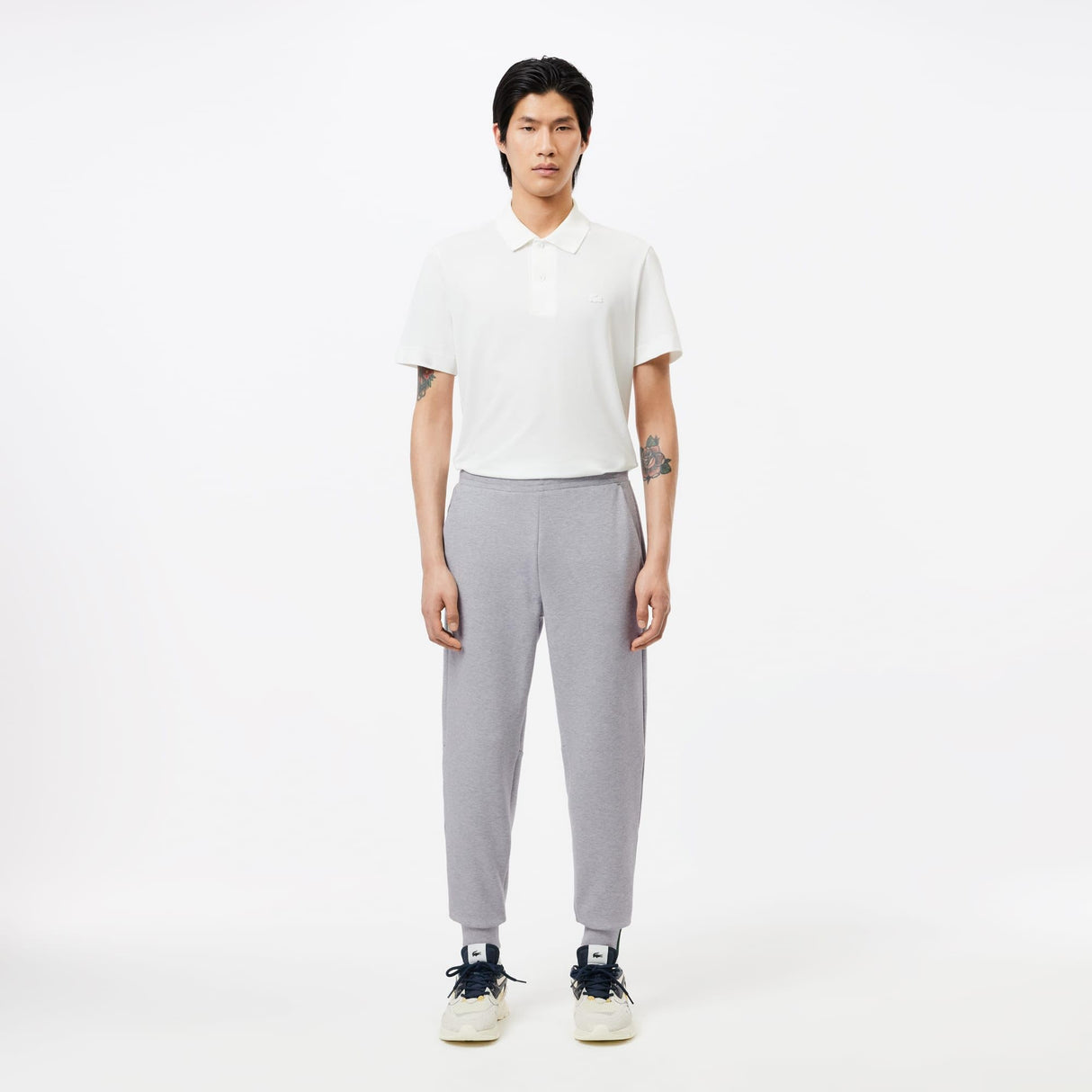 Lacoste Xh1776 Pantalón Deportivo, Plata China, L para Hombre