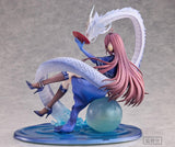 Yuewen Goods Inu no Matsu-Chan Masaya Kuriyama Blue Scale Blue Scale Dew Ver., Total Height Approx. 9.1 Inches (230 mm) (Including Pedestal) PVC and ABS 1/7 Finished Figure