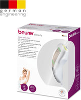 Beurer IPL Pure Skin Pro Depiladora compacta, depilación permanente con modo Auto-Flash, clínicamente probado, 600.000 pulsaciones de luz, 3 niveles intensidad, color blanco