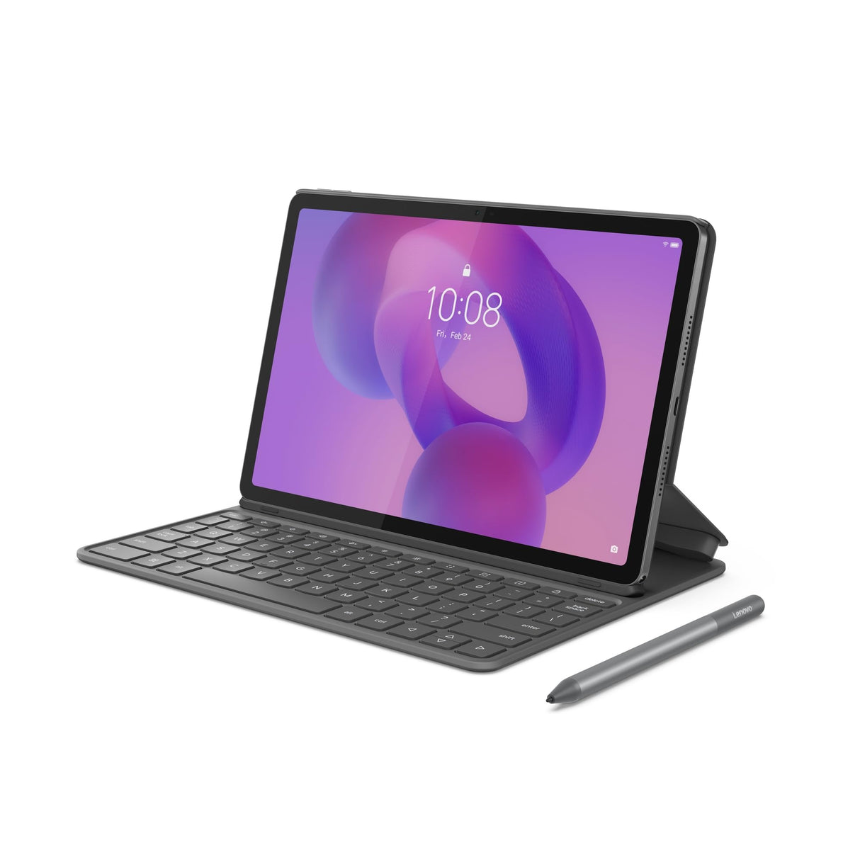 Lenovo Idea Tab – Tablet 11" 2.5K (MediaTek Dimensity 6300, 8 GB RAM, 256 GB UFS, 90 Hz, 4 Altavoces, Wi-Fi 5, Bluetooth 5.2, Android 15) Color Gris – Incluye Teclado Folio + Tab Pen
