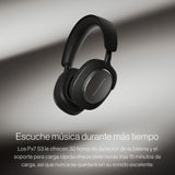 Bowers & Wilkins Px7 S3 Auriculares Over-Ear Bluetooth, Cancelación de Ruido, Sonido Hi-Res, aptX Lossless, 30h Reproducción, 8 Micrófonos, Carga Rápida - Negro Antracita