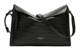 Liebeskind Berlin Lora Shoulderbag, Crossbody Mujeres, Black Croco M