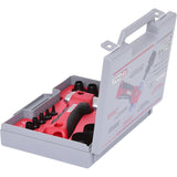 KS Tools 129.0100 Juego de sacabocados anulares 16 pzs