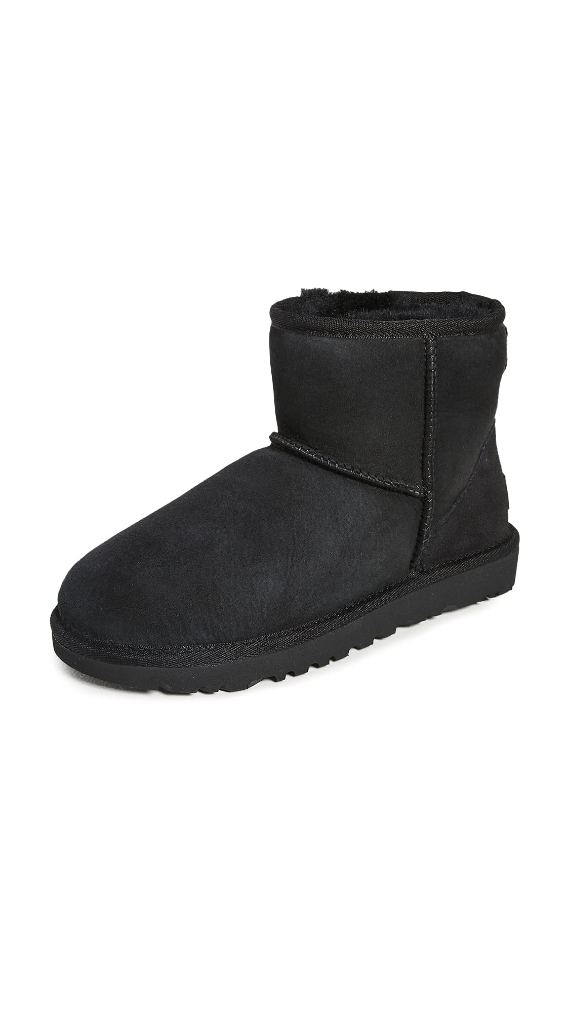 UGG Classic Mini Ii, Botas Mujer, Negro, 37 EU