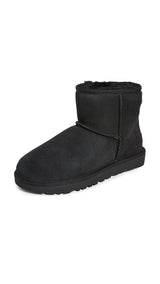 UGG Classic Mini Ii, Botas Mujer, Negro, 37 EU