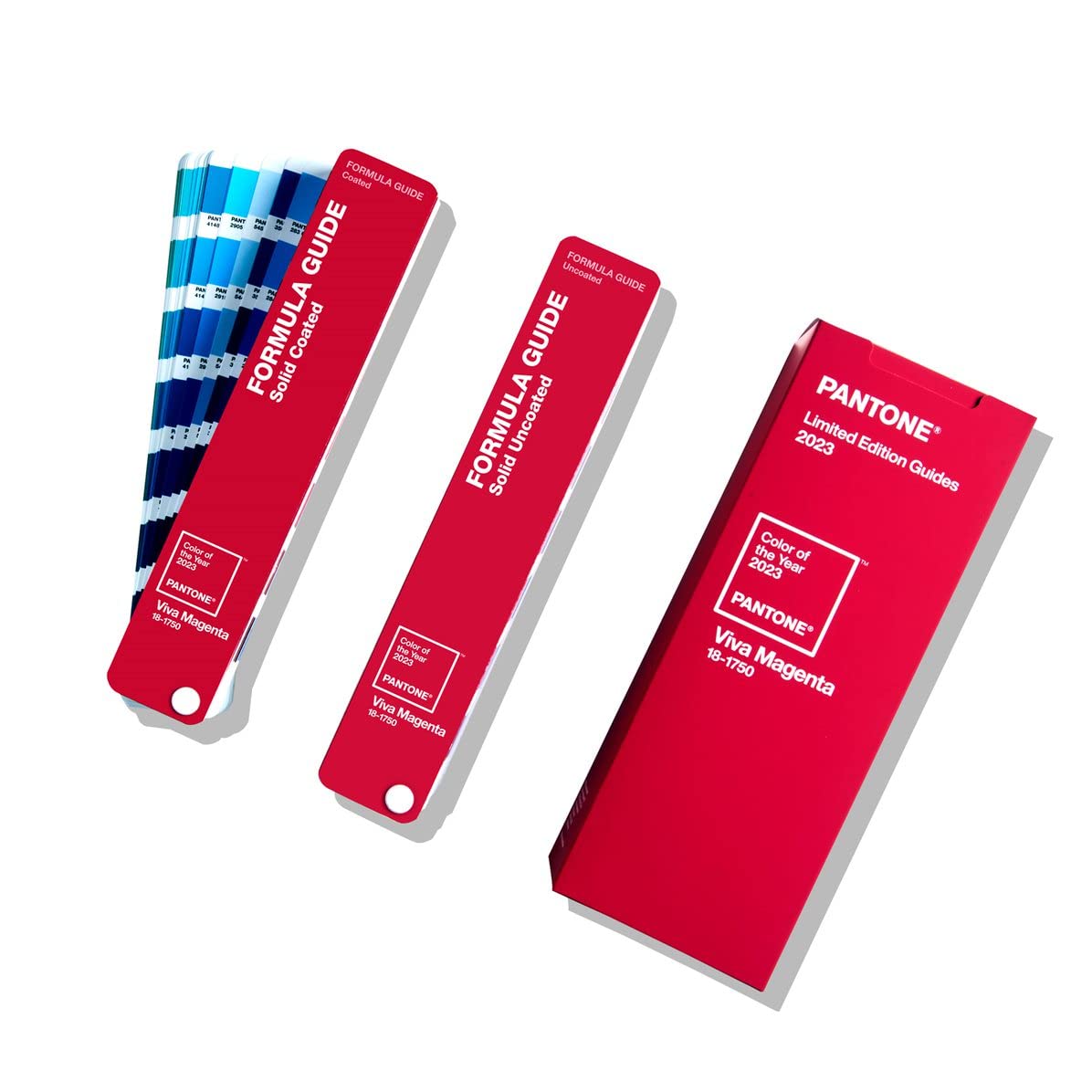 Pantone Guía GP1601B de la edición 2022 (Color of the year 2022) con revestimiento y sin revestimiento, multicolor