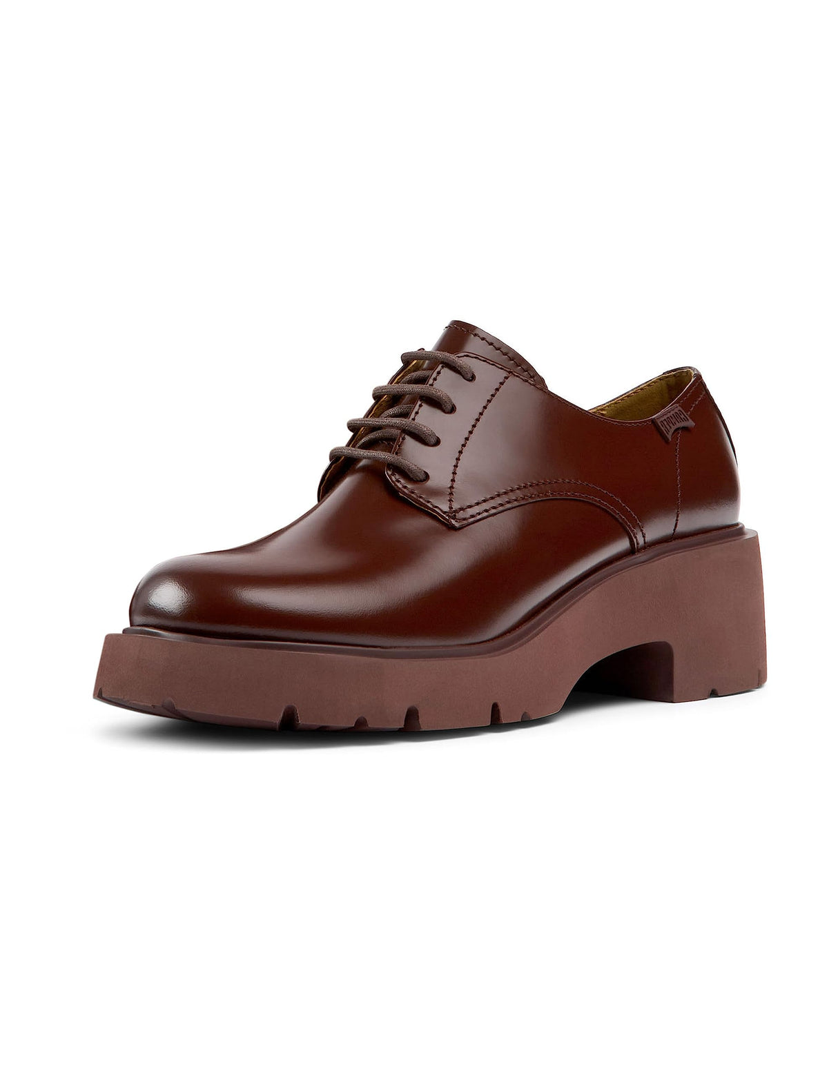 Camper Milah K201571, Zapatillas Mujer, Burgundy, 38 EU