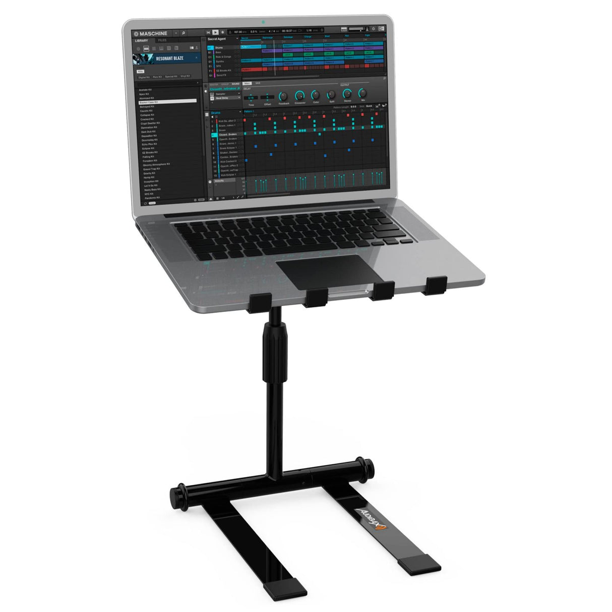 Audibax TOP-30 Soporte Laptop DJ Profesional Plegable con Bolsa