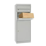ME-FA 661041M Maple 661 (Color, buzón con Cerradura, tamaño 1091 x 402 x 303), Aluminio Blanco