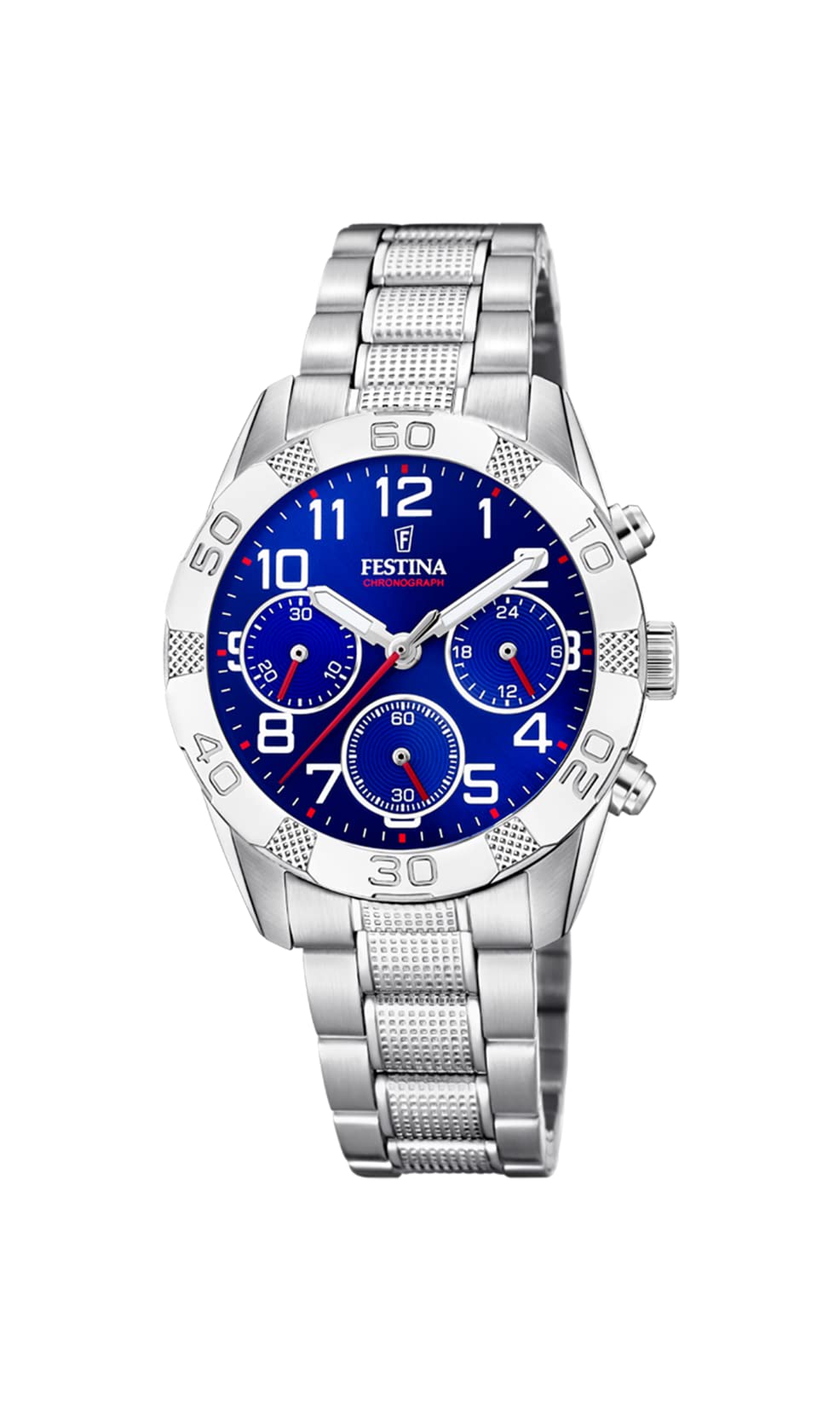 Reloj FESTINA para Infantil F20345/2 Junior Collection Caja de Acero Inoxidable 316l Plateado Correa de Acero Inoxidable 316l Plateado
