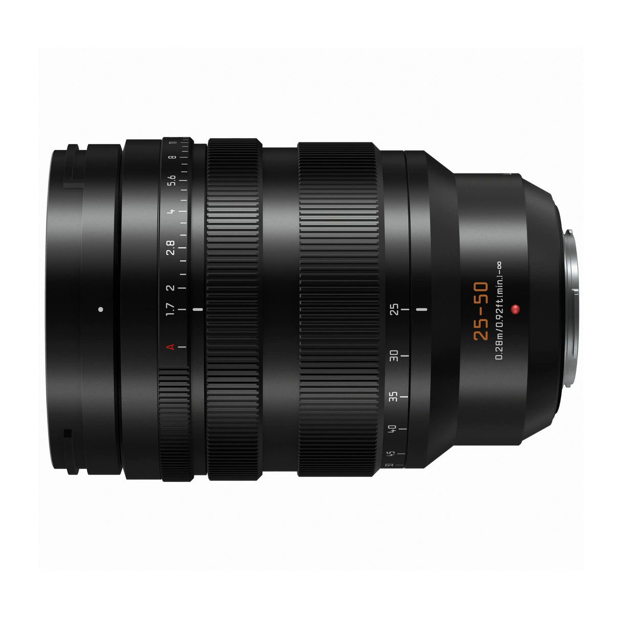Panasonic LUMIX Micro Four Thirds Lente de cámara, Leica DG Vario-SUMMILUX 25-50mm F1.7 ASPH, Apertura Continua, Rendimiento de Video, H-X2550