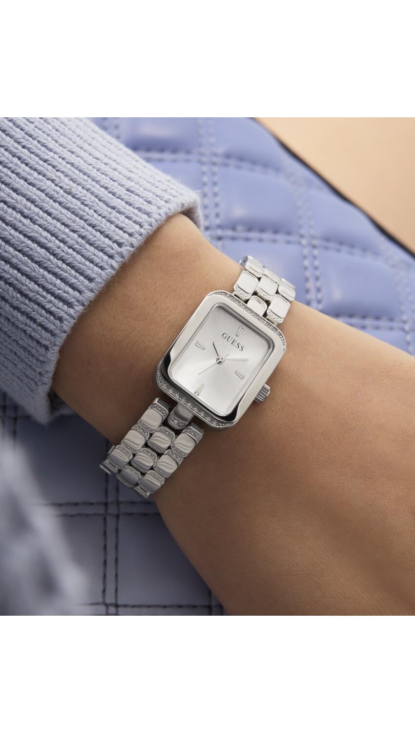 GUESS Watch GW0865L1, Plata, Pulsera