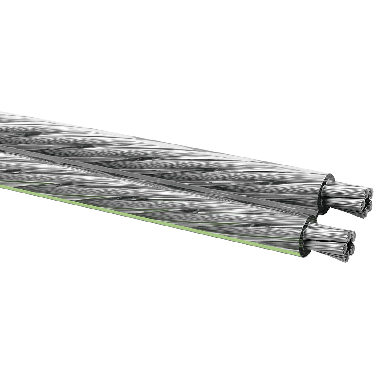 Oehlbach Silverline SP-40 - Cable de altavoz estéreo HI-FI - Cable de caja con SPOFC (cobre plateado) 2 x 4 mm² - Mini cable de altavoz de bobina - 10 m