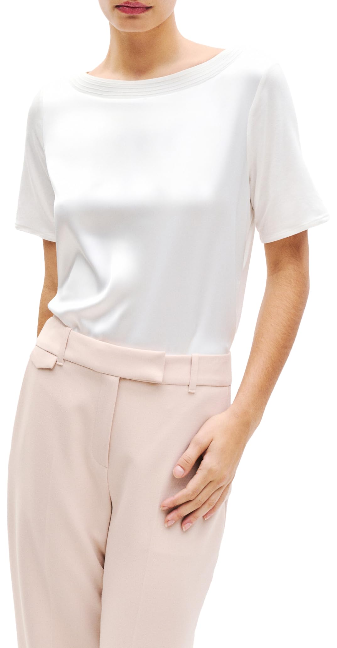Caroll 251P-PVALERIE Pantalón, Crema Bronceada, 44 para Mujer