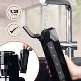 Barista Cafetera con molinillo | Cafetera de filtro con jarra de cristal | Máquina de filtro de 900 W con pantalla táctil y función de temporizador para hasta 10 tazas | Cafetera de 1,25 litros | Para