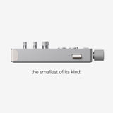 Teenage Engineering TX–6 Mezclador portátil con 6 canales estéreo e interfaz de audio USB con batería recargable de 8 horas, midi BLE y USB, compatible con iOS