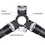 Leofoto - Mr Q-Serie - Trípode de Carbono para cámaras - Capacidad de Carga de 15 kg - Pies Extensibles - Altura mínima de 19 cm a una Altura máxima de 193 cm - LQ-365+LH-47