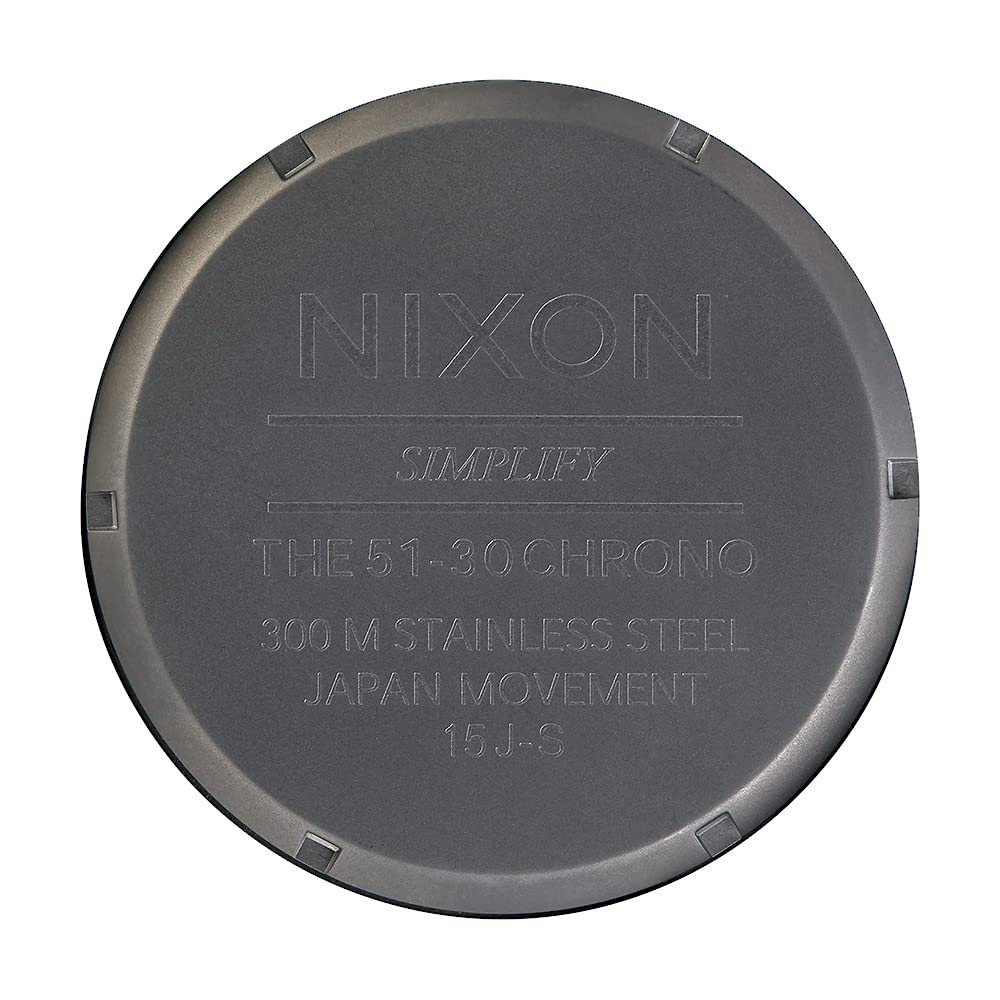 Nixon Reloj Analógico para Hombre de Cuarzo con Correa en Acero Inoxidable A083-5001-00