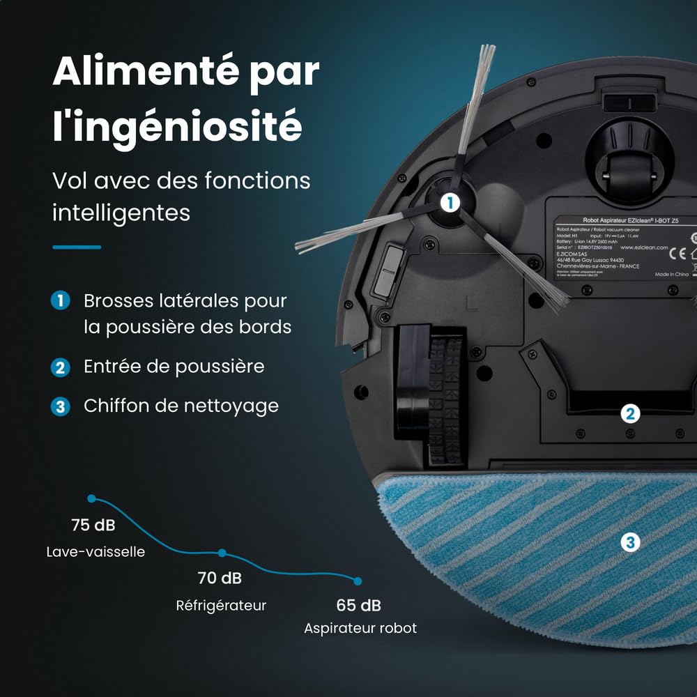 EZICLEAN Robot Aspirador Conectado I-BOT Z5