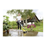 Kärcher Limpiadora de terrazas PCL 3-18 a batería 18 V, presión: 10 bar, consumo de agua a 4 bar: máx. 180 l/h, rendimiento: 20-40 m2, compatible con baterías 18 V de Kärcher, sin batería
