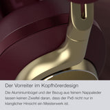 Bowers & Wilkins PX8 - Auriculares inalámbricos con cancelación de Ruido y Bluetooth 5.0 y Carga rápida, 30 Horas de reproducción de Alta resolución y micrófono Integrado, Color borgoña Real