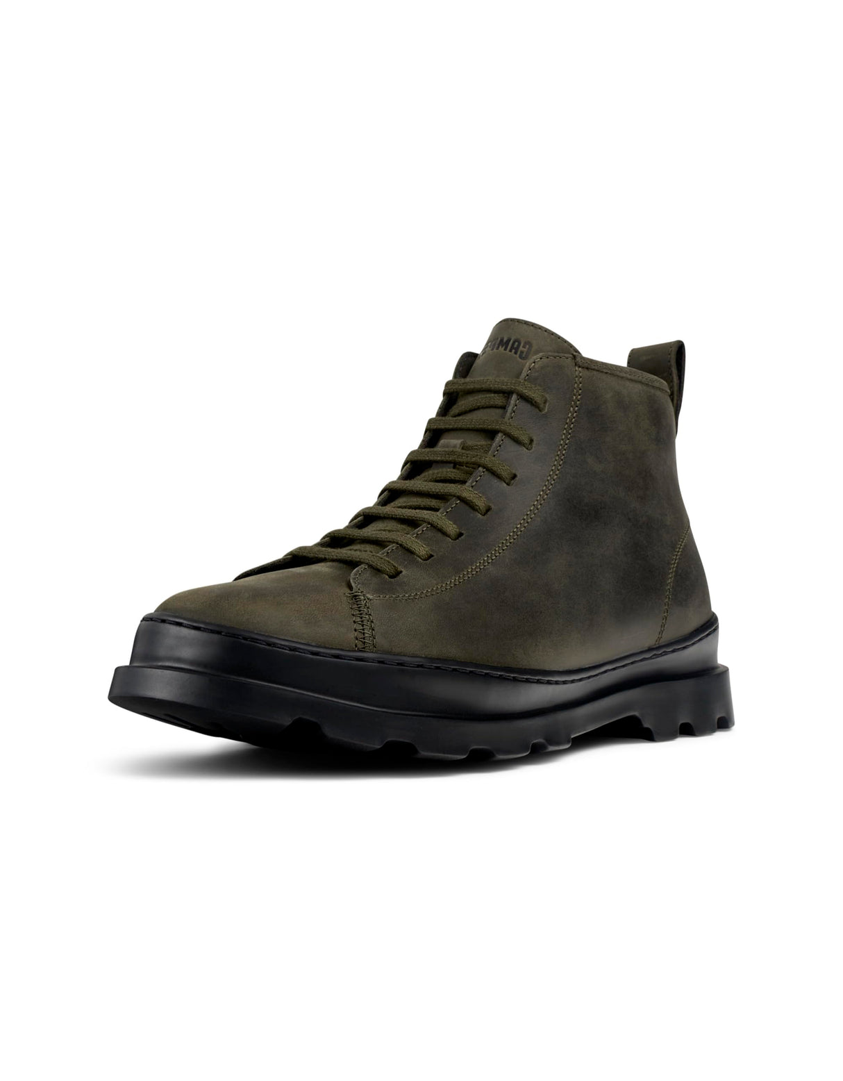 Camper Brutus K300444, Botines de Cesta Hombre, Verde Oscuro 008, 40 EU