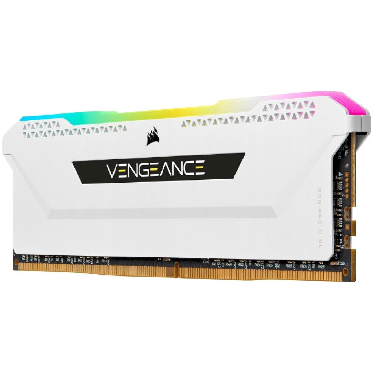CORSAIR Vengeance RGB Pro SL 32GB (2x16GB) DDR4 3200 (PC4-25600) C16 1.35V Módulos de Memoria de Alto Rendimiento - Blanco